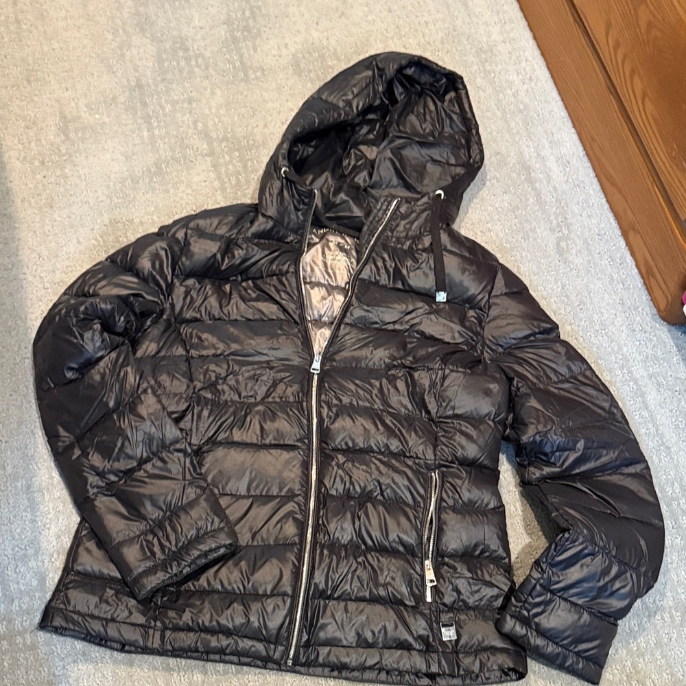 Andrew Marc Black Puffer Jacket